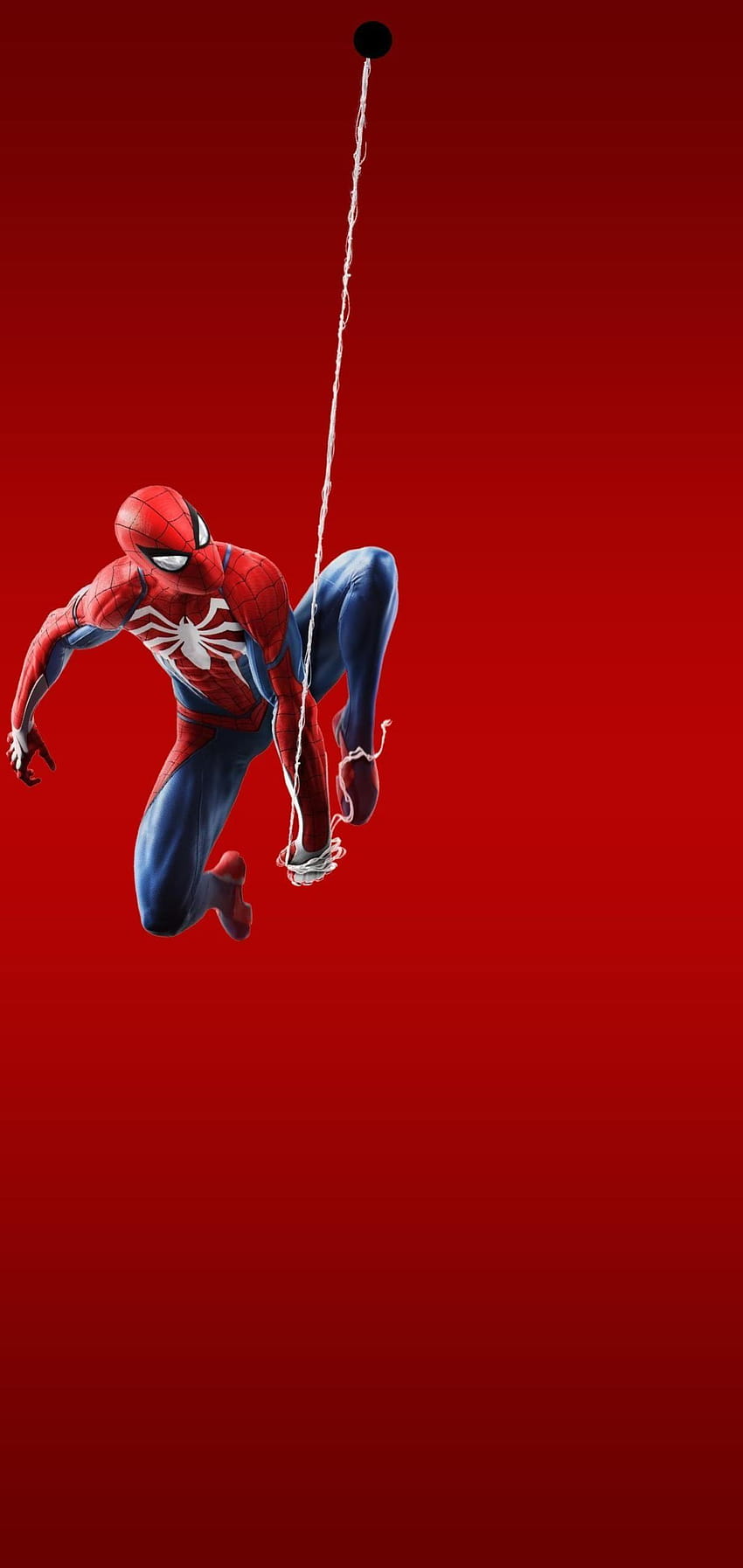 Spiderman-Loch, seitliches Loch HD-Handy-Hintergrundbild