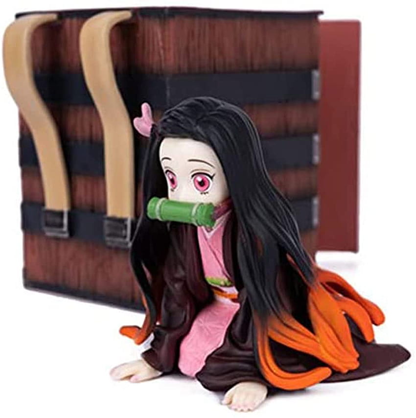 Achetez la figurine d'action Demon Slayer .GK Kamado Nezuko Figure Kimetsu No Yaiba Cute for Birtay Gifts. Decorations.s, jolie poupée nezuko Fond d'écran de téléphone HD