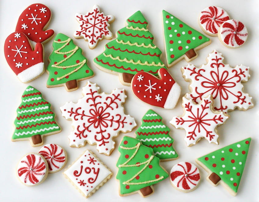 christmas sugar cookies HD wallpaper