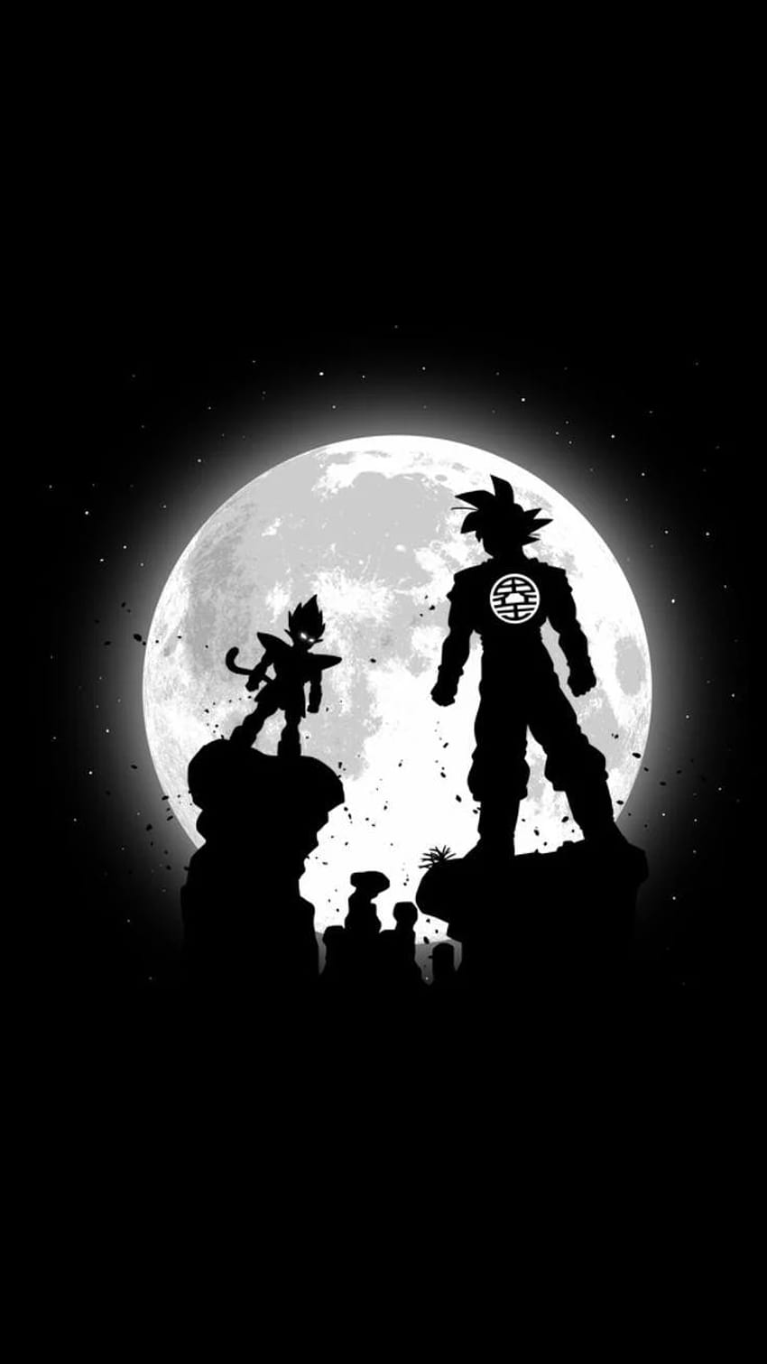 GOKU GEGEN VEGETA, schwarzes Goku HD-Handy-Hintergrundbild