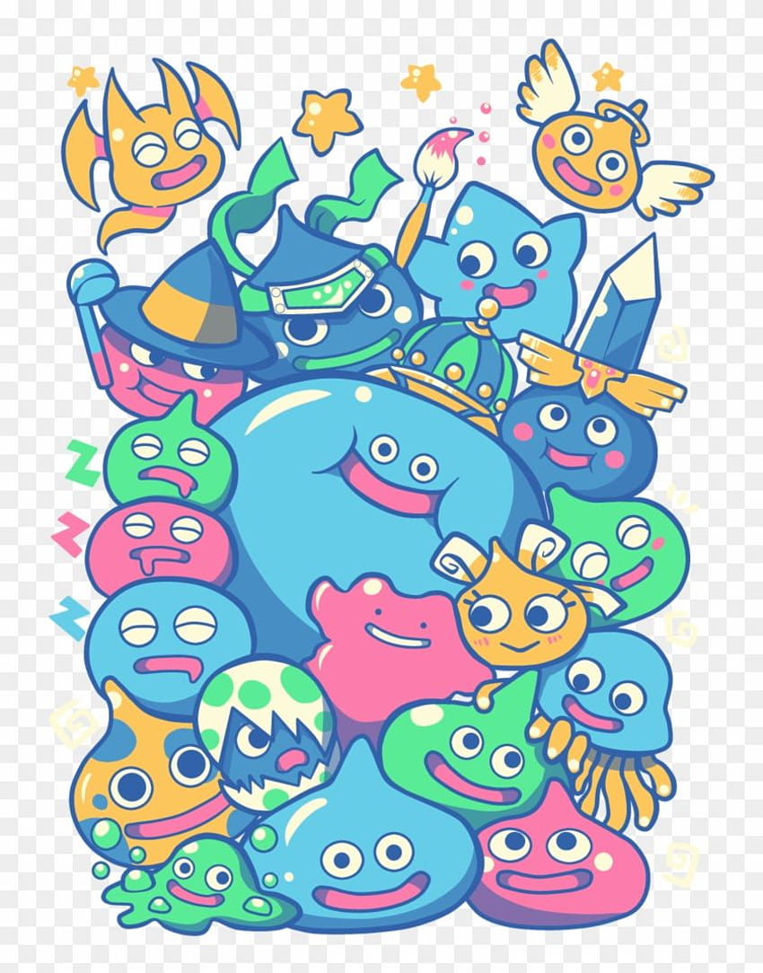 Dragon Quest Slime posted by Christopher Thompson HD phone wallpaper