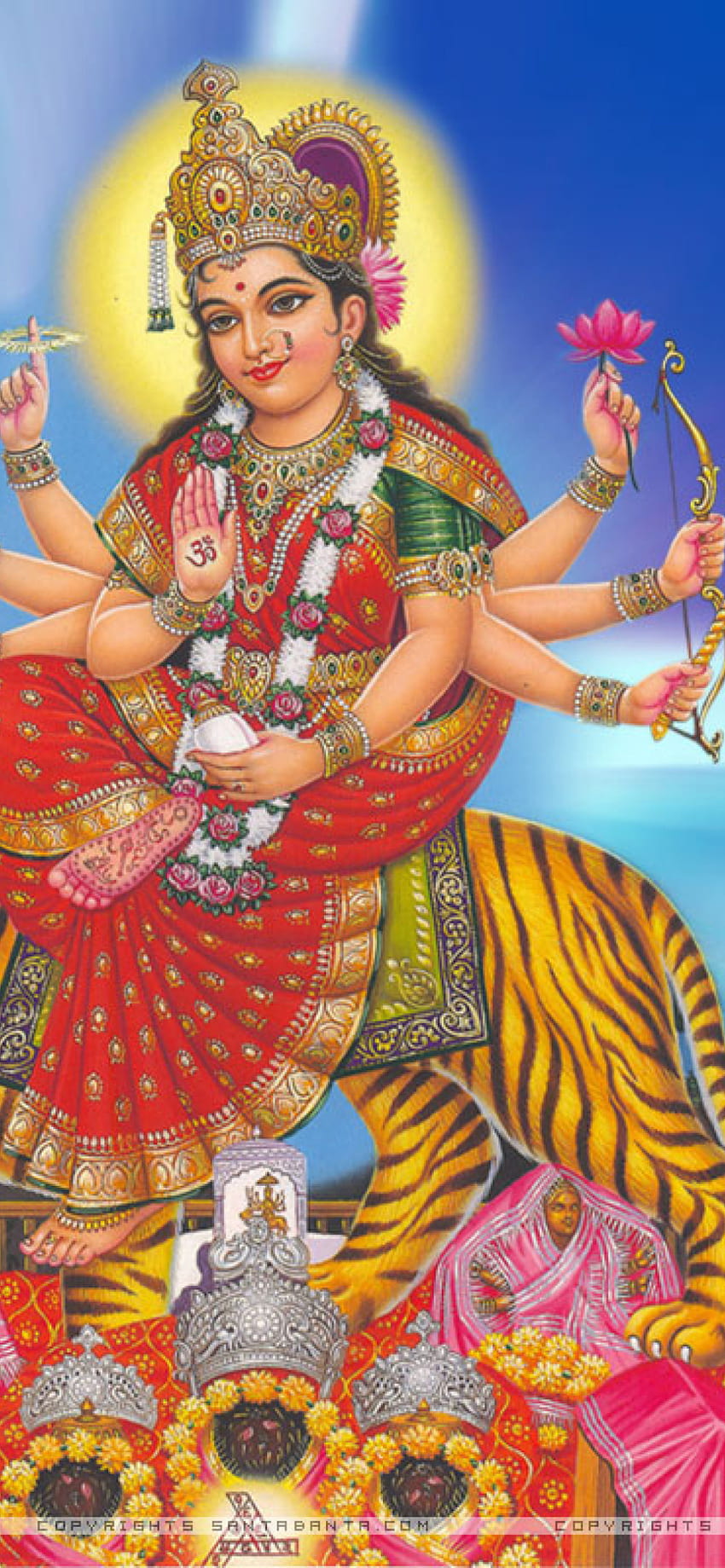 Hinduski bóg na iPhone'a 11, religia hinduska Tapeta na telefon HD