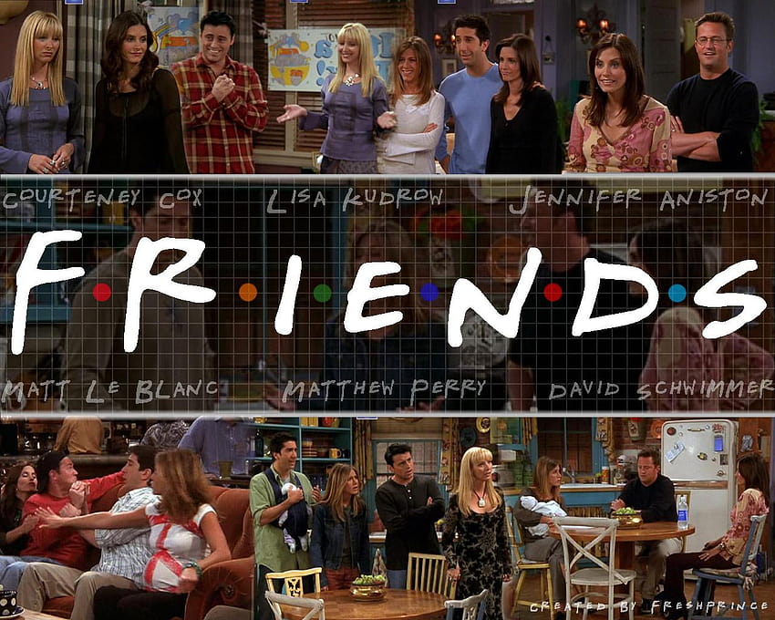 Friends Series Group, friends tv show HD wallpaper
