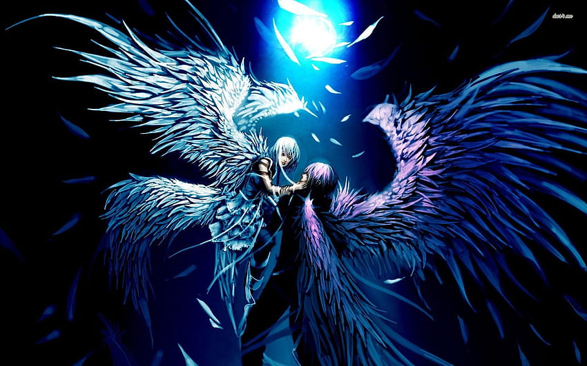 Angel and Demon Anime, anime hybrids HD wallpaper | Pxfuel