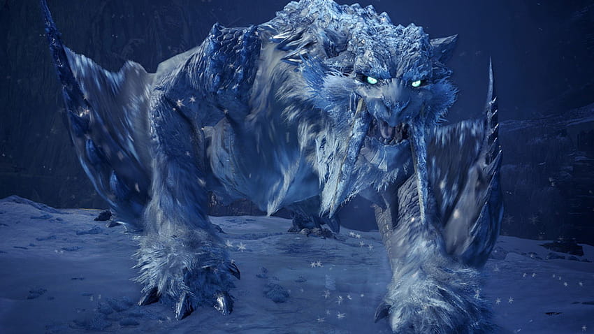 Monster Hunter World: Iceborne – Frostfang Barioth Coming July 9th HD wallpaper