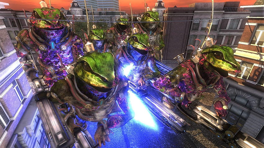 Pertempuran invasi alien dengan Earth Defense Force 5 Desember ini Wallpaper HD