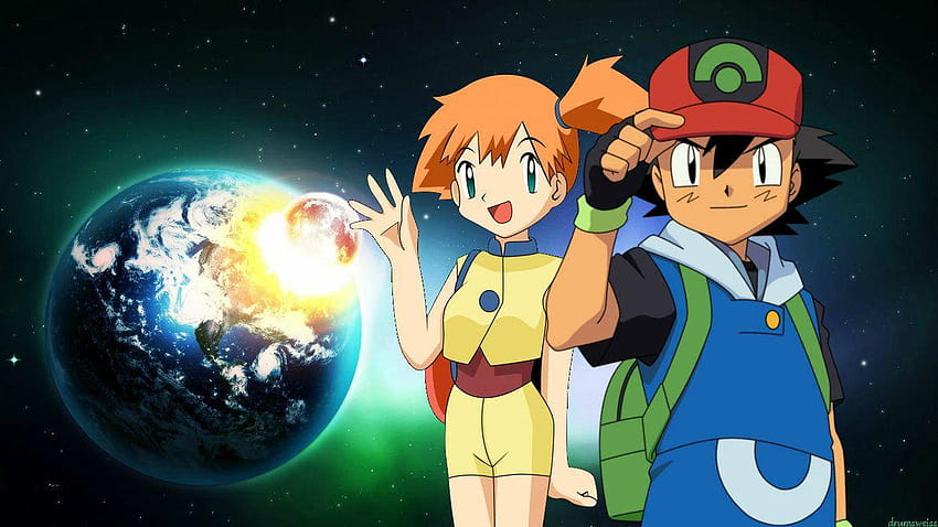 Ash and Misty 6 by weissdrum, pokemon ash and misty HD wallpaper