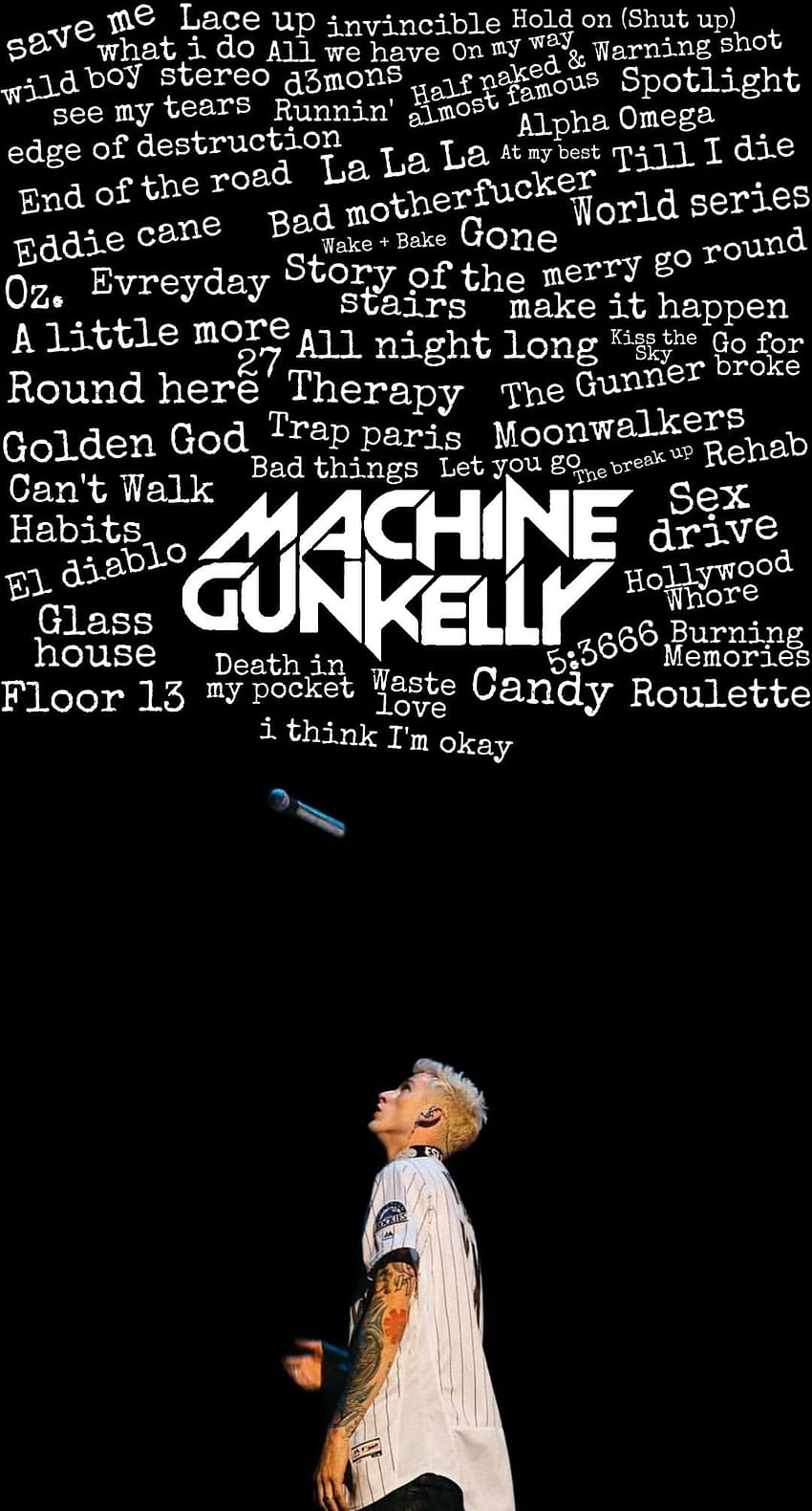 Fiz um mgk espero que gostem. : MachineGunKelly, metralhadora kelly hotel diablo Papel de parede de celular HD
