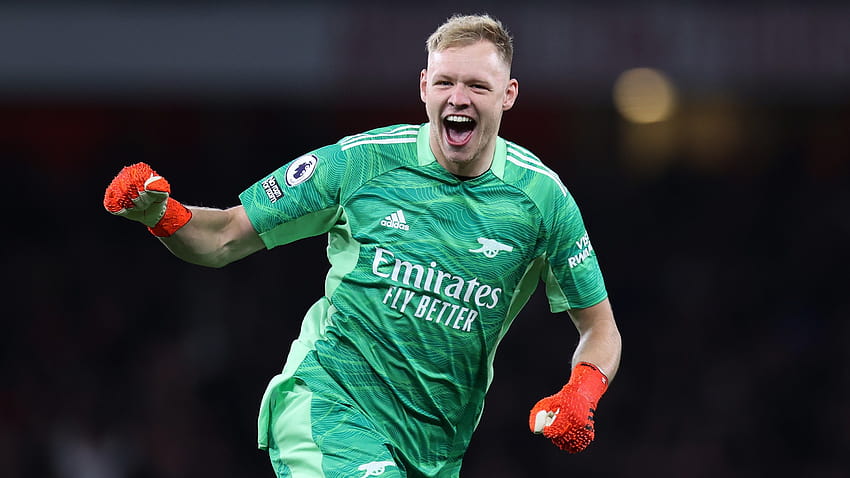 Ramsdale explains joining in with 'you're sh*t, ahhh' chant during another star showing for Arsenal, aaron ramsdale HD wallpaper