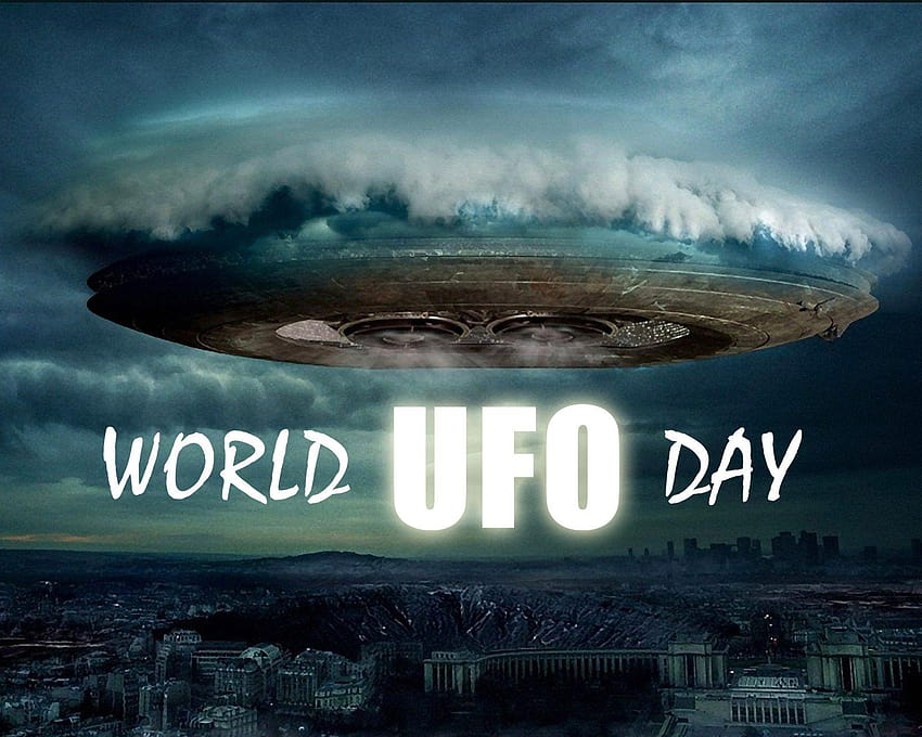 世界 UFO デー 未確認飛行物体ソーサー 7 月、 高画質の壁紙