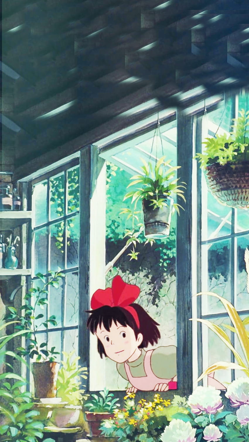 Kiki, telefon studia Ghibli Tapeta na telefon HD
