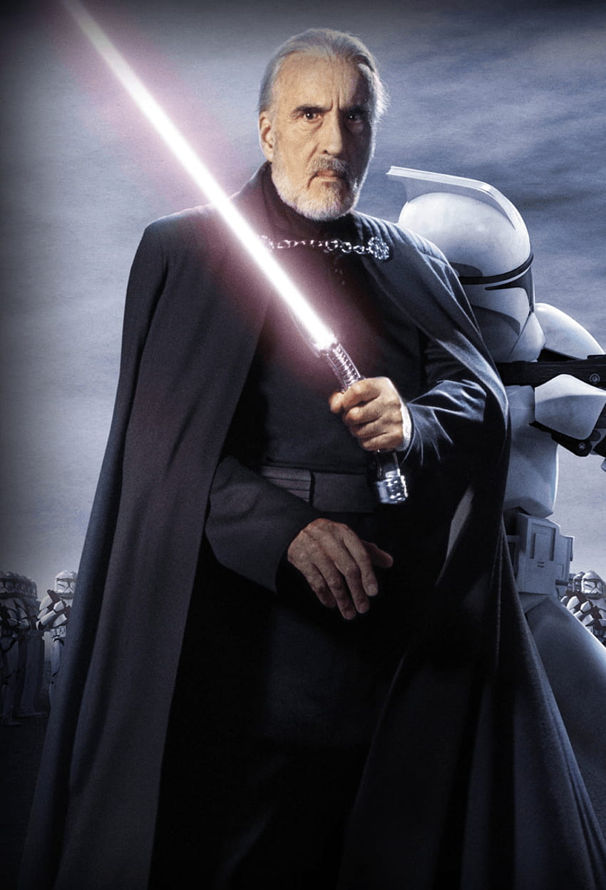 Count Dooku  Star wars background Star wars images Star wars pictures