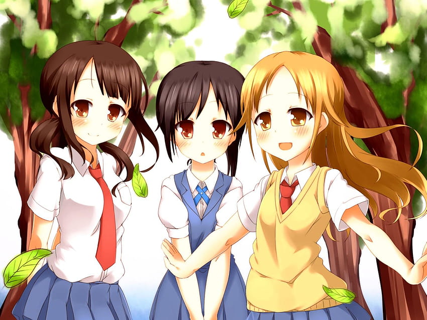 Best 4 Best Friend Anime on Hip, anime girl and boy friends forever HD  wallpaper | Pxfuel