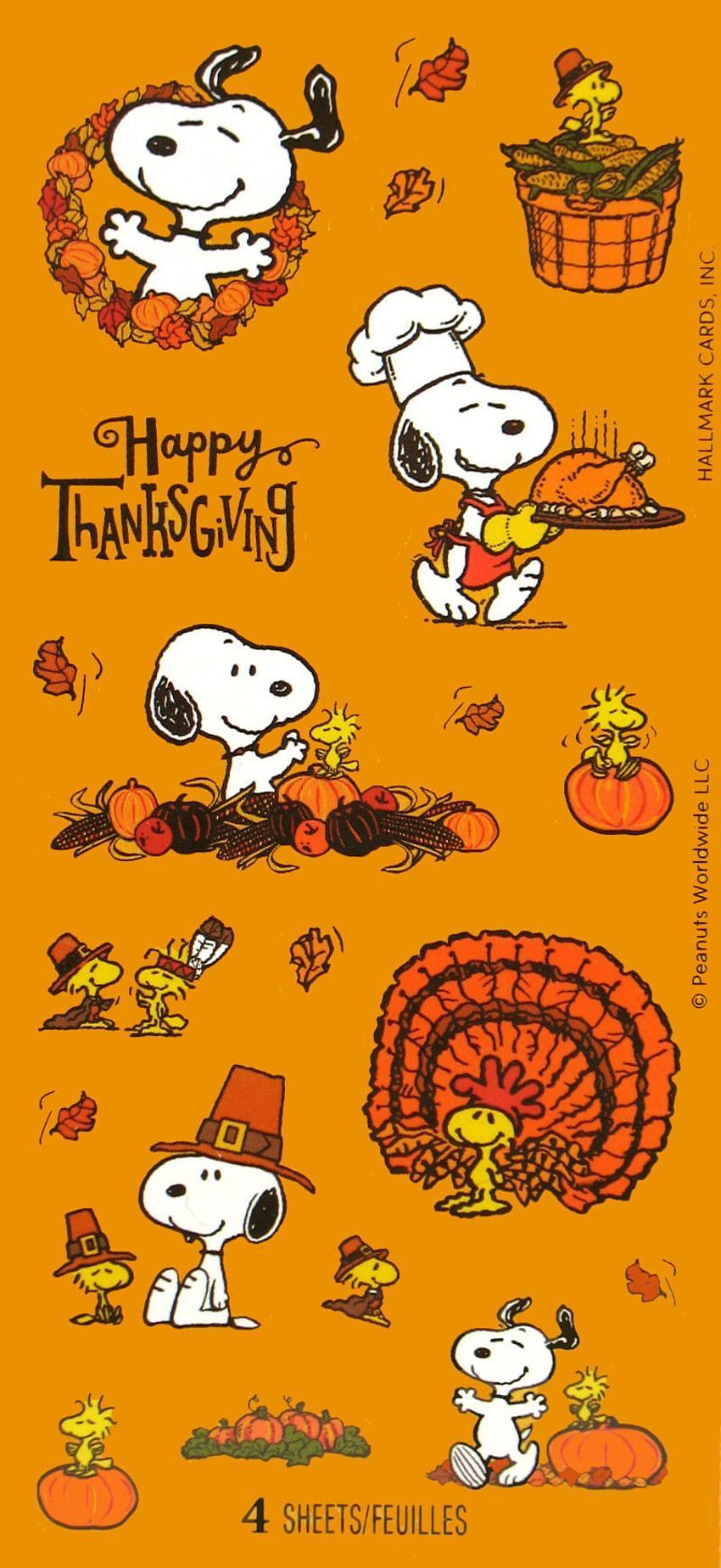 Thanksgiving Iphone posted by Zoey Cunningham, autumn peanuts HD phone wallpaper