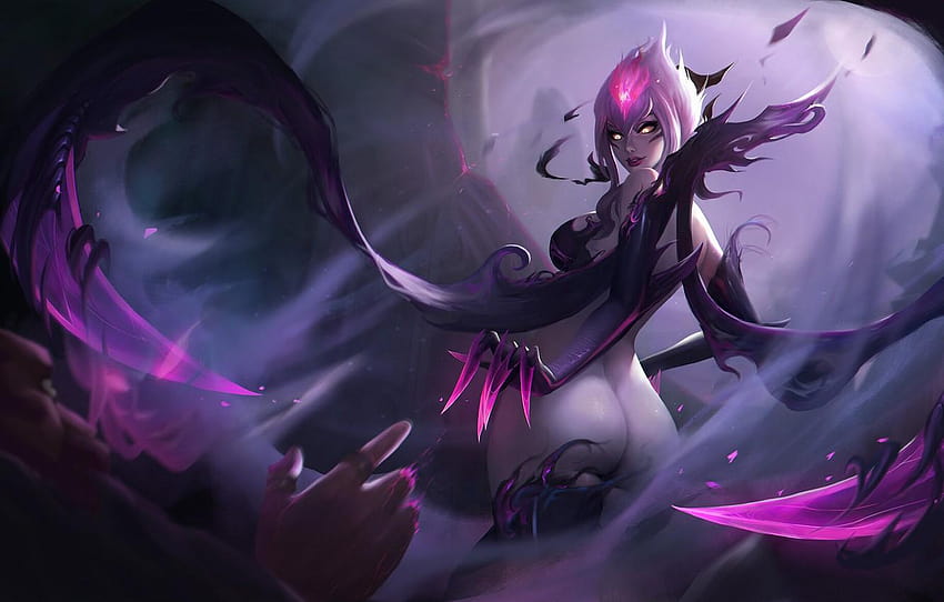 Girl, The game, Girl, Fantasy, Art, Art, League of, evelynn lol HD wallpaper