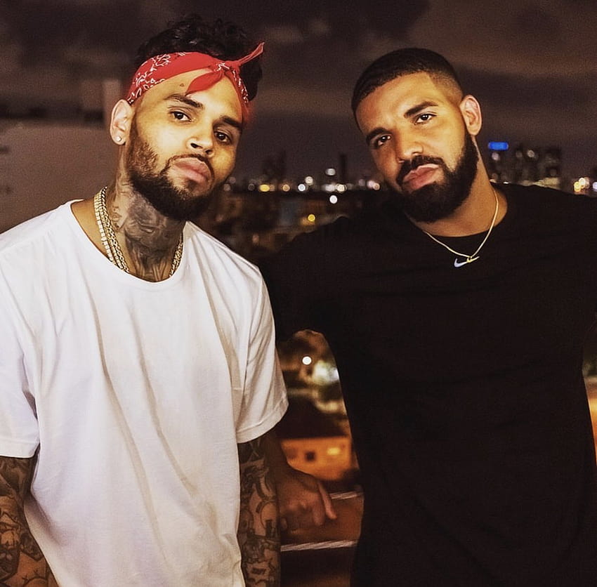 Chris Brown auf Twitter: Chris Brown und Drake HD-Hintergrundbild