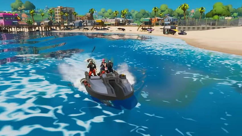 Bug Fortnite Bab 2 memungkinkan pemain menerbangkan kapal seperti pesawat Wallpaper HD