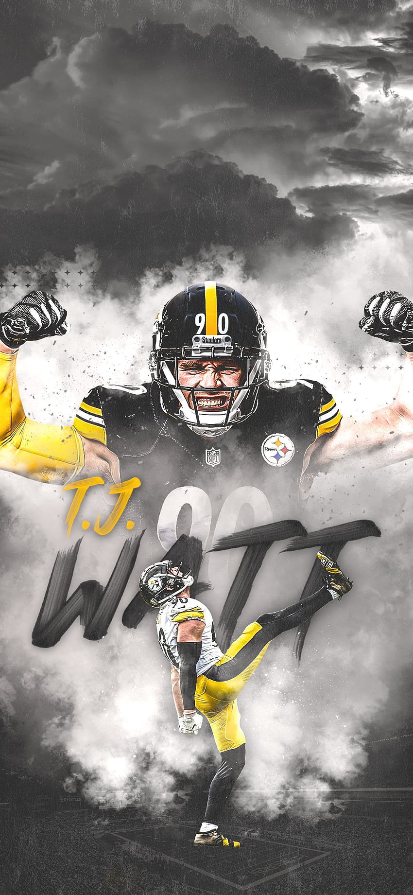 Arrière-plans de visioconférence des Steelers de Pittsburgh Fond d'écran de téléphone HD