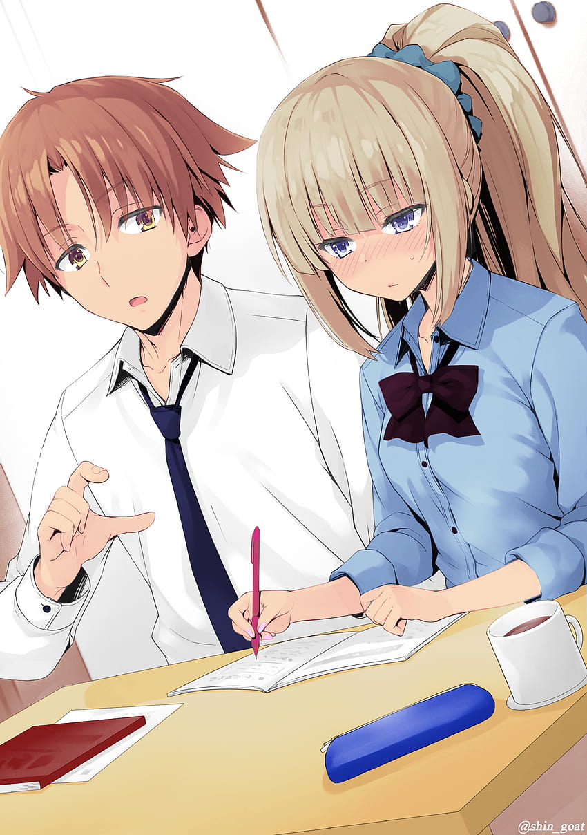 Ayanokouji kiyotaka x karuizawa kei  Gambar anime, Gambar karakter, Gambar