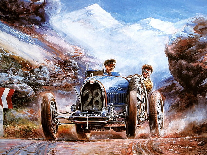 Automotive Art : Vintage Cars, Antique Cars, Classic Cars 016 1024*768 9, car painting HD wallpaper