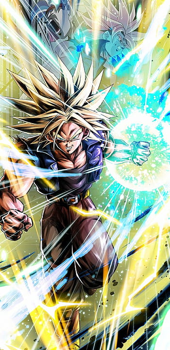 SSJ RAGE TRUNKS, dbz, HD phone wallpaper