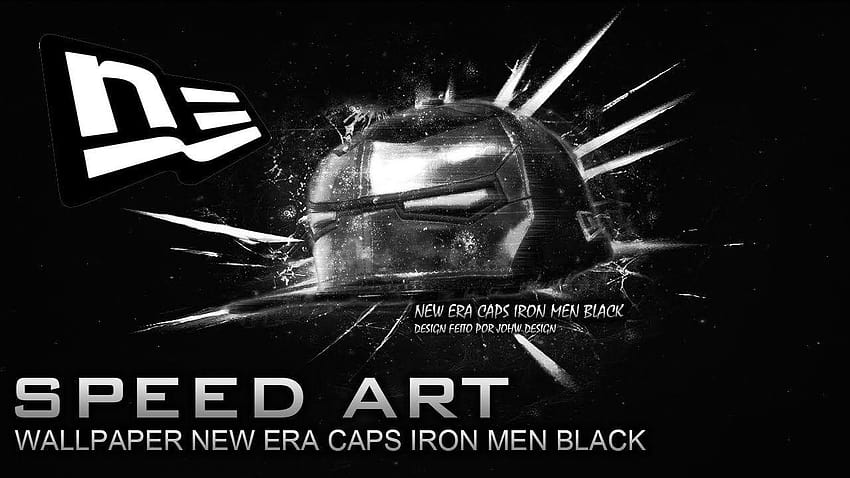 Speed ​​Art // New Era Caps Iron Men // JohwDesign, Caps New Era HD-Hintergrundbild