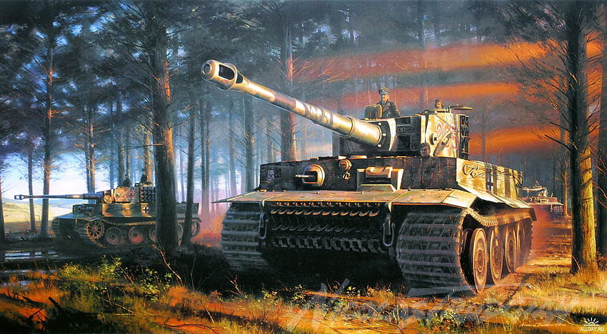 독일 호랑이 탱크 HD 월페이퍼