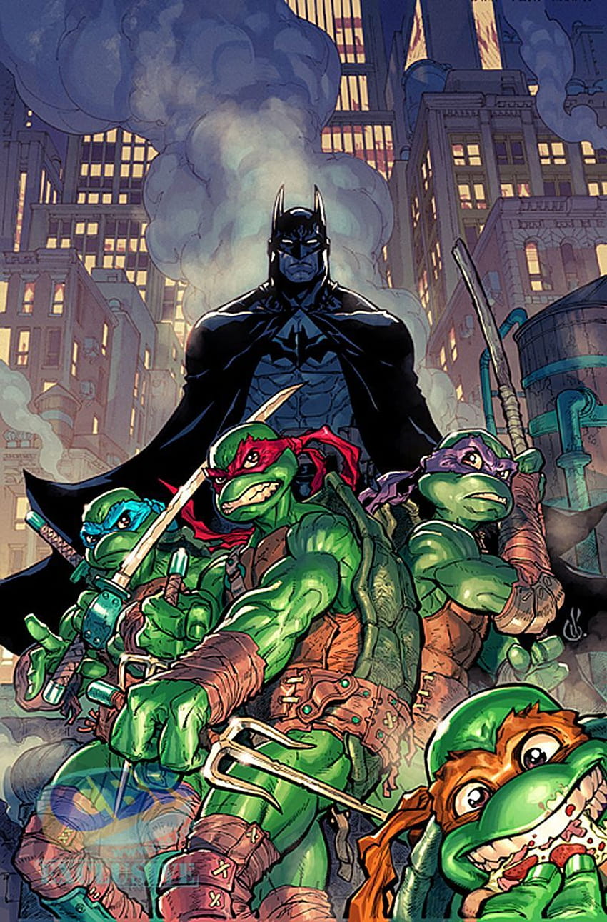 UPDATED: Artists Come Out For BATMAN TMNT Variant Covers, batman vs tmnt HD phone wallpaper