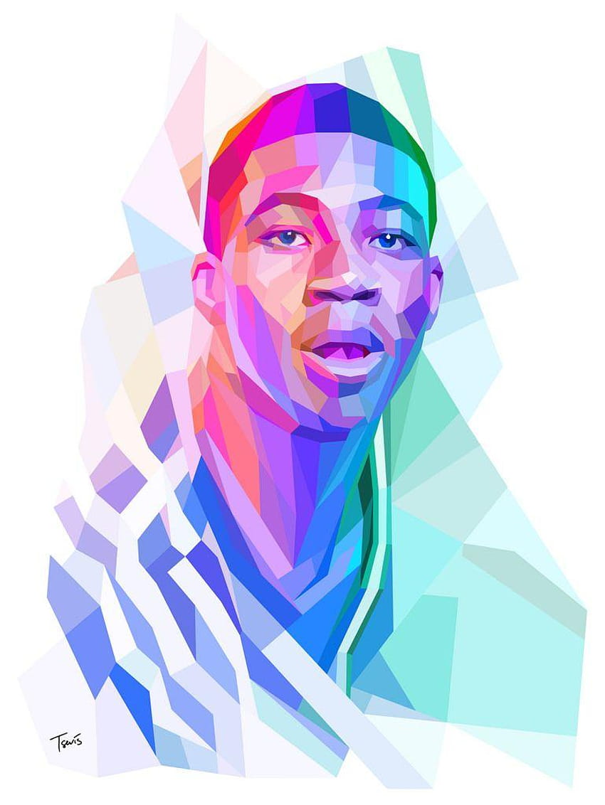 Giannis Antetokounmpo and all the colors of Greece HD phone wallpaper