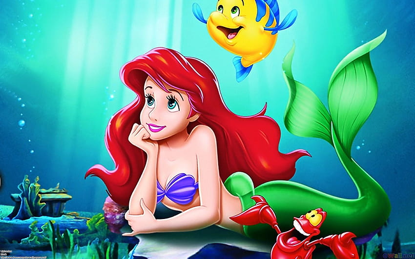 the, Little, Mermaid, Ariel, mermaid / и мобилни фонове, малката русалка ariel HD тапет