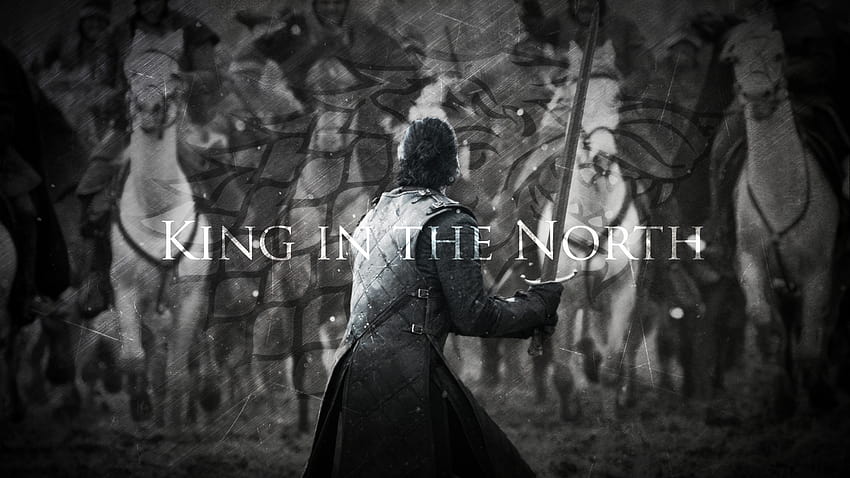 Game Of Thrones Jon Snow Resolution, king in the north HD wallpaper