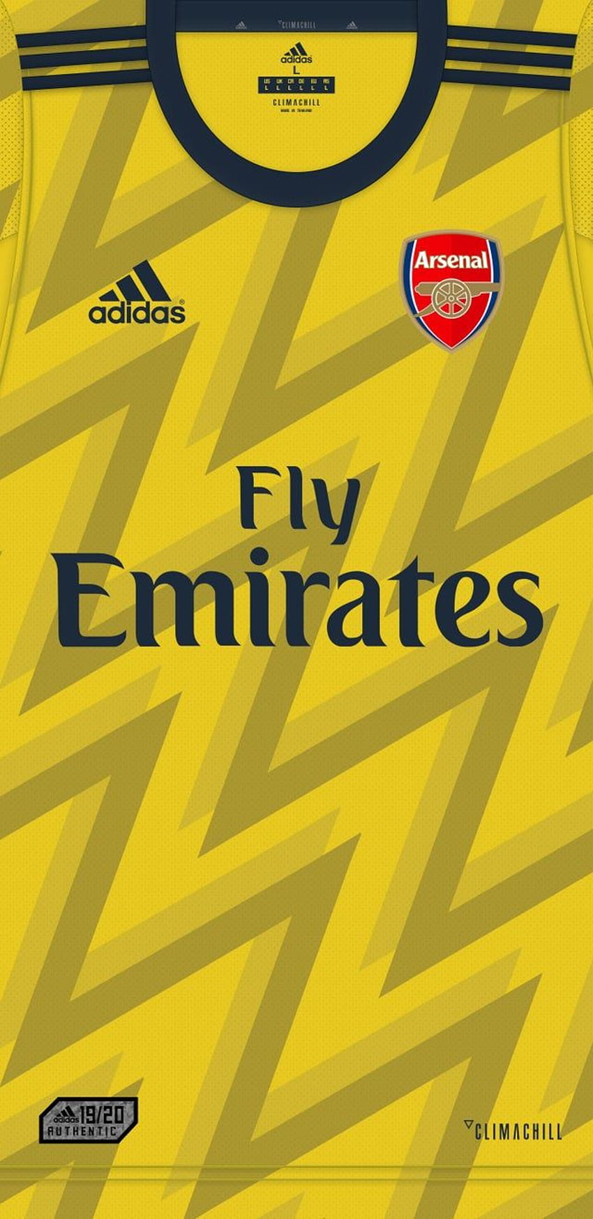 Arsenal Magullado Plátano, Arsenal adidas fondo de pantalla del teléfono