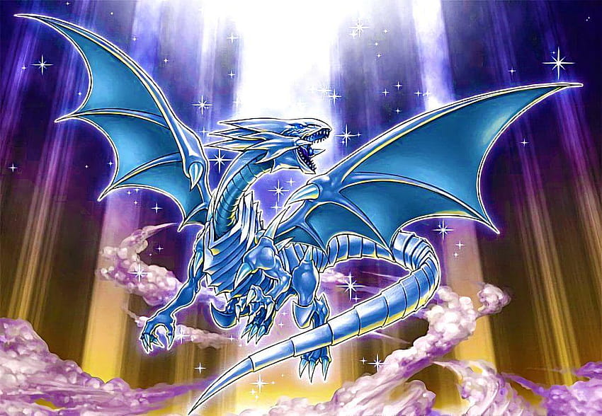 blue eyes ultimate dragon HD wallpaper
