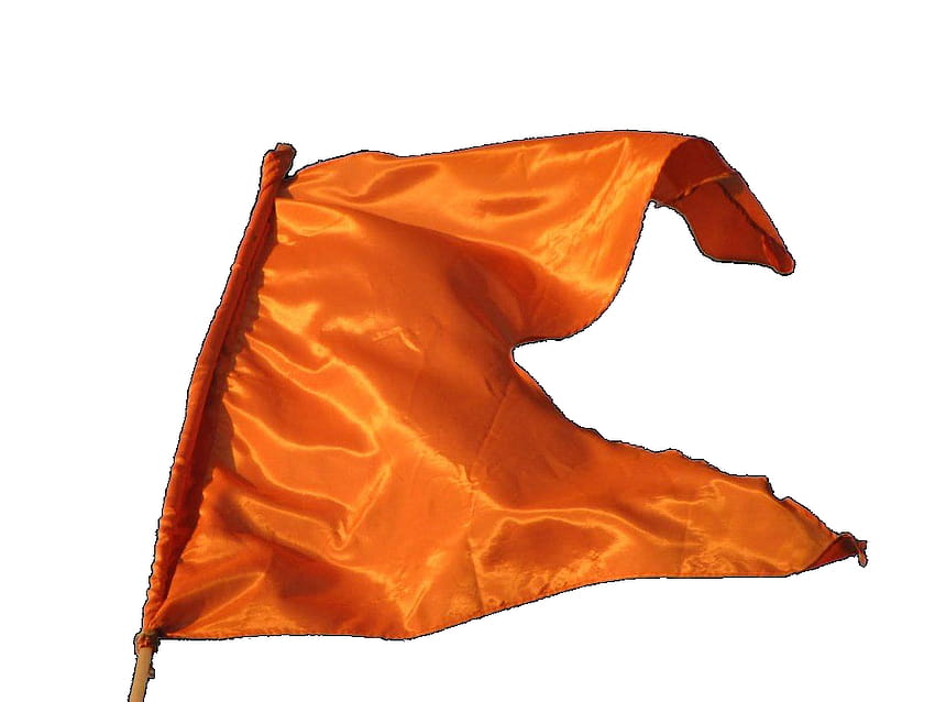 Оранжев флаг PNG Прозрачен, флаг bhagwa HD тапет