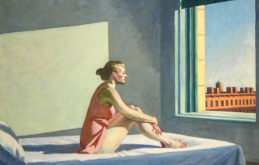 Edward Hopper, Sol matutino, 1952 fondo de pantalla