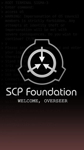 SCP Foundation Wallpaper (Black) Chrome Theme - ThemeBeta