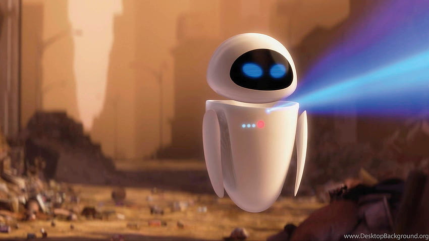 Wall E And Eve Wide Backgrounds HD wallpaper