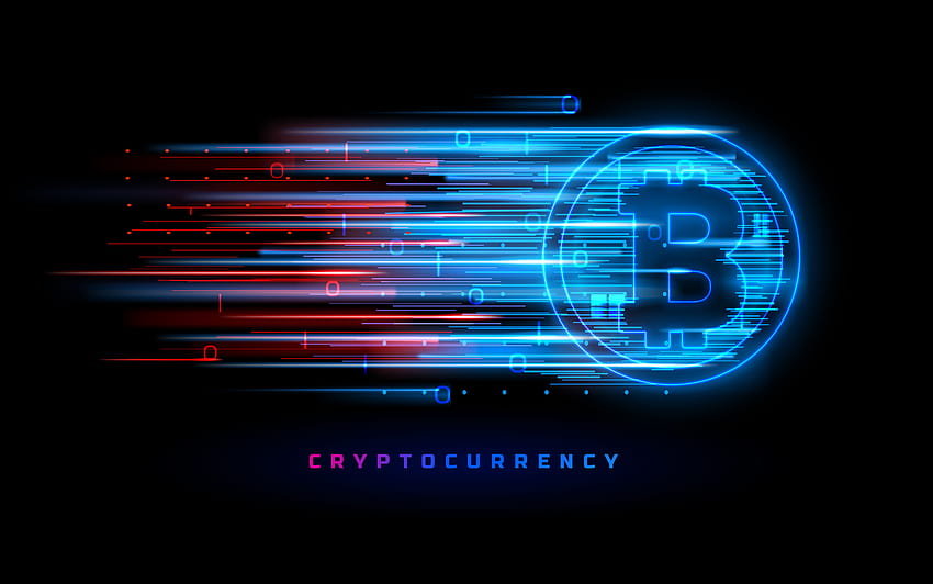 Bitcoin-Kryptowährung, Sonstiges, Hintergründe und digitale Währung HD-Hintergrundbild