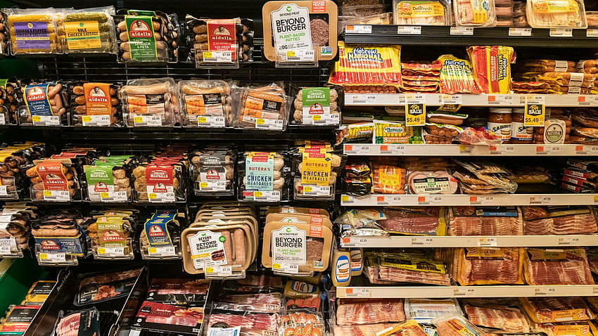 가짜 고기 vs. 진짜 고기, 그들은 주차장에서 쇠고기를 원해 HD 월페이퍼