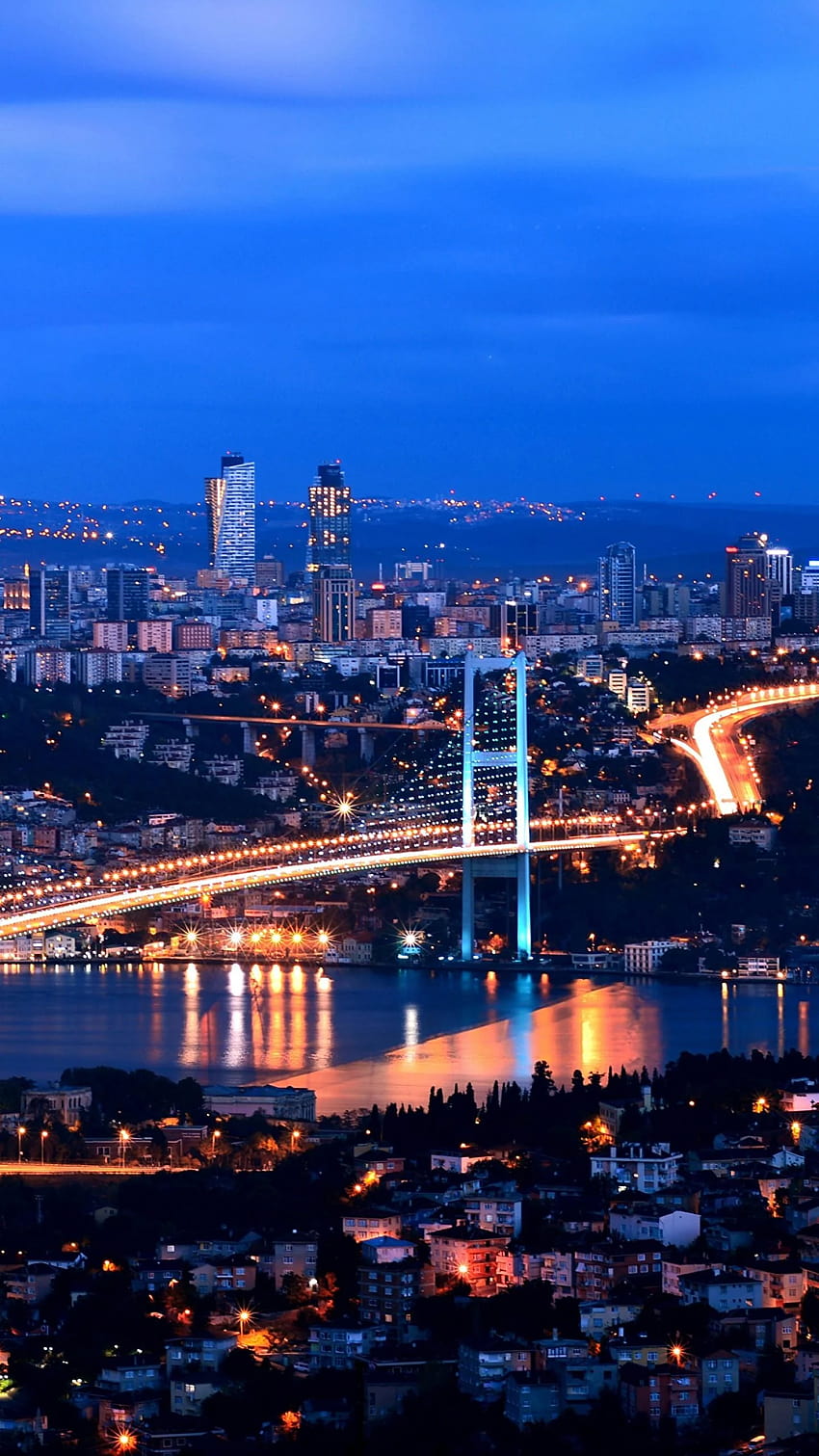 Turkey, Istanbul, night, Travel, istanbul iphone HD phone wallpaper