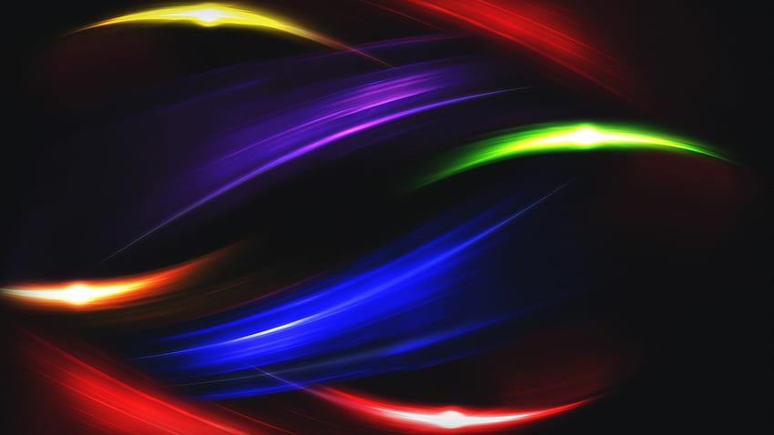 : colorida, arte digital, néon, abstrato, vermelho, círculo, formas, luz, cor, onda, linha, chama, computador, arte fractal 1920x1080, cores claras formas arte papel de parede HD
