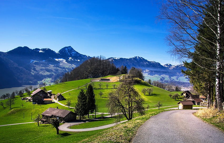 İsviçre Baharı, İsviçre baharı HD duvar kağıdı