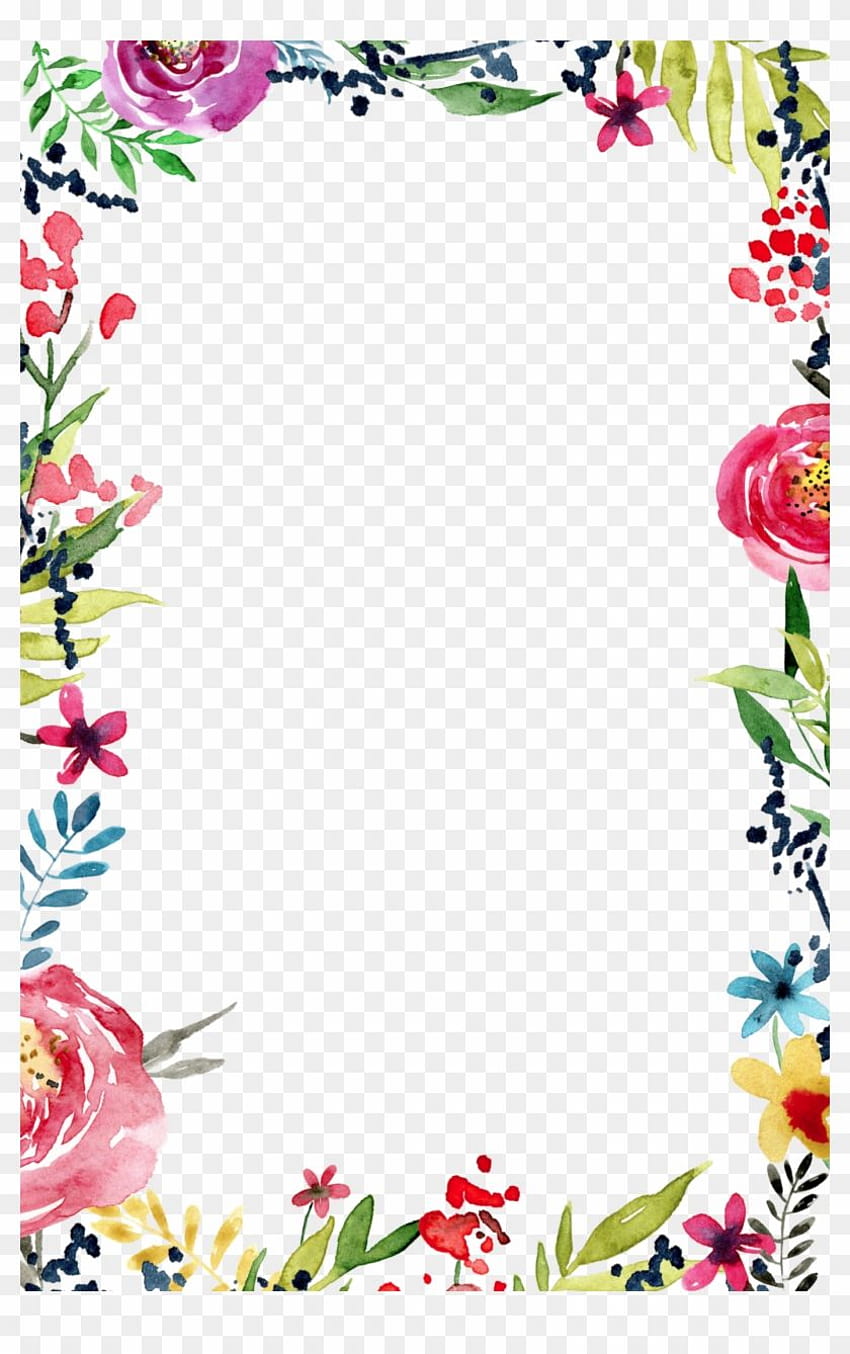 Frame Templates, flower border HD phone wallpaper | Pxfuel