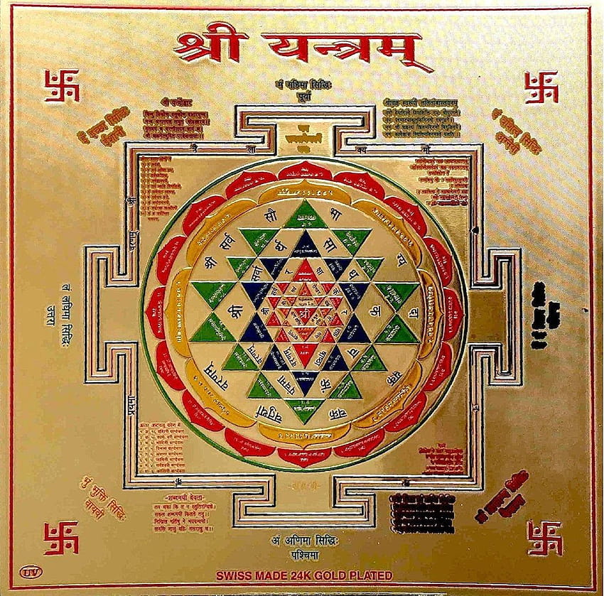 Sri Yantra Shri Yantram 6x6 Energized yantra kavach, laxmi yantra HD wallpaper