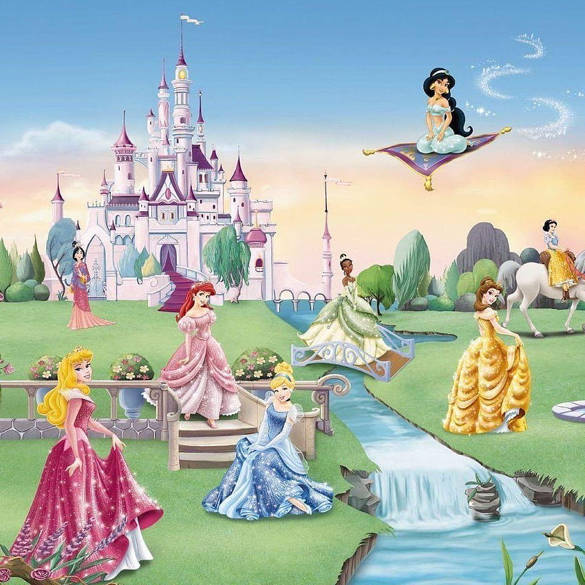 PRINCESS CASTLE DISNEY – BabyUniqueCorn, disney princess castle HD phone wallpaper
