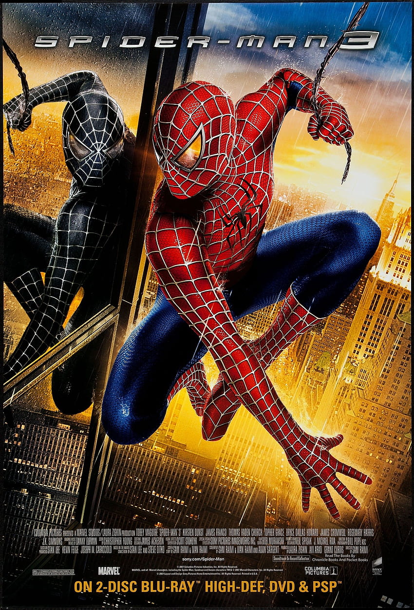 Spiderman Movie Posters Reflections Spiderman 3 Art, スパイダーマン 3 モバイル HD電話の壁紙