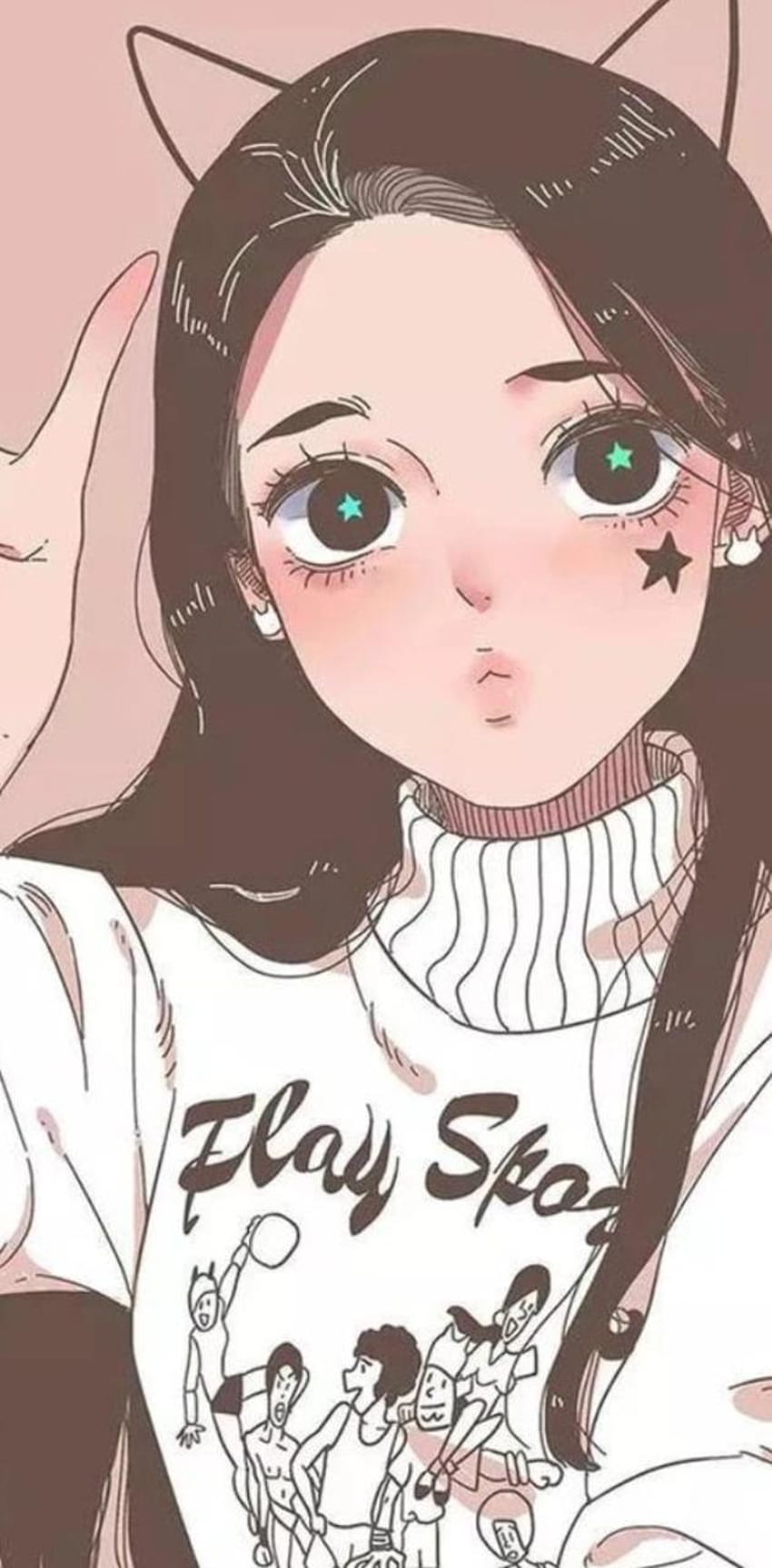 Girl in hoodie by anime_gamer2030 HD phone wallpaper | Pxfuel