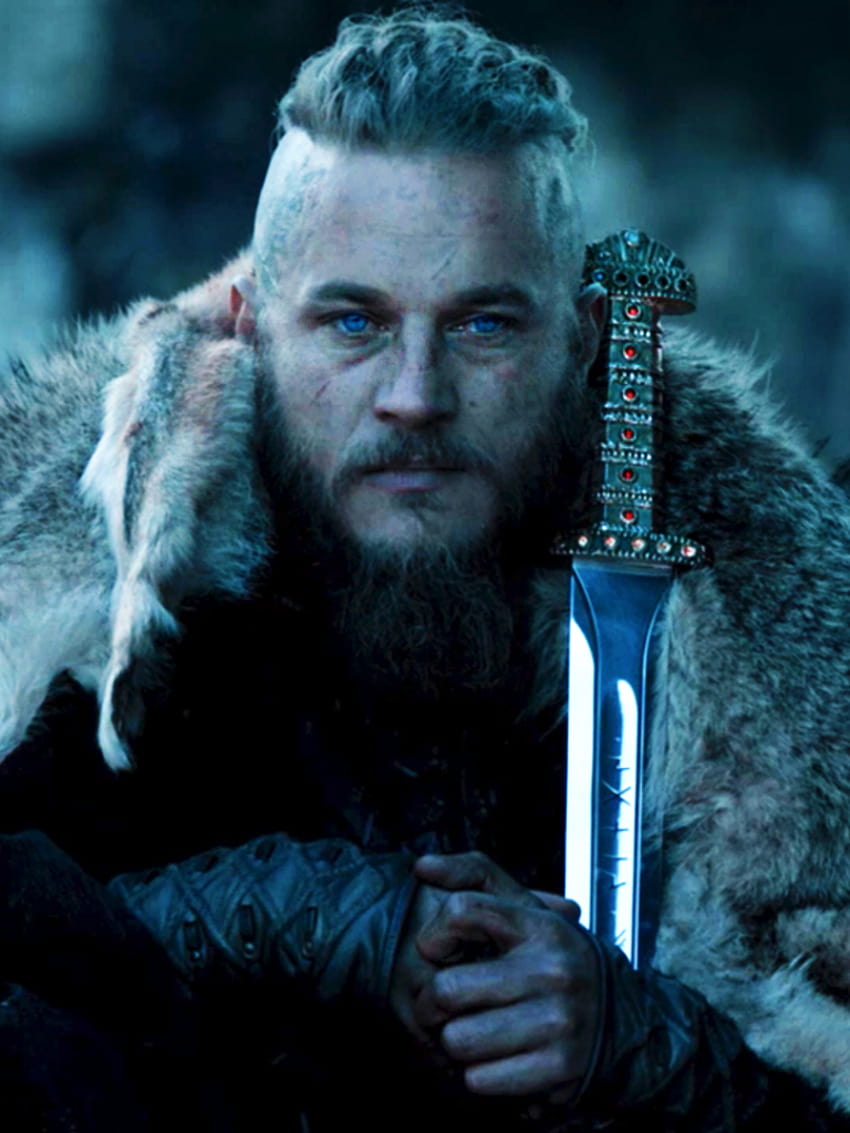 Ragnar Lothbrok, rey Ragnar fondo de pantalla del teléfono