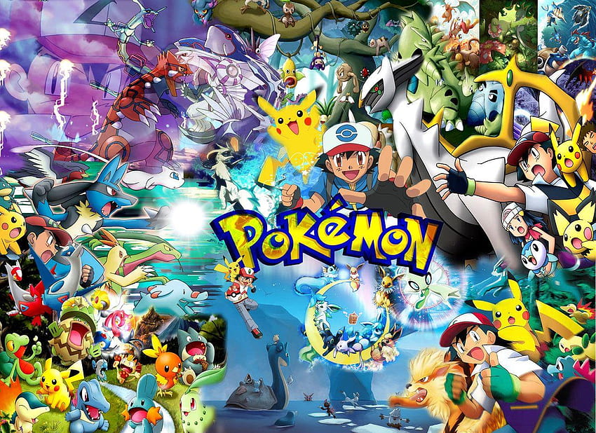 Pokemon Tous les personnages, famille pokemon Fond d'écran HD
