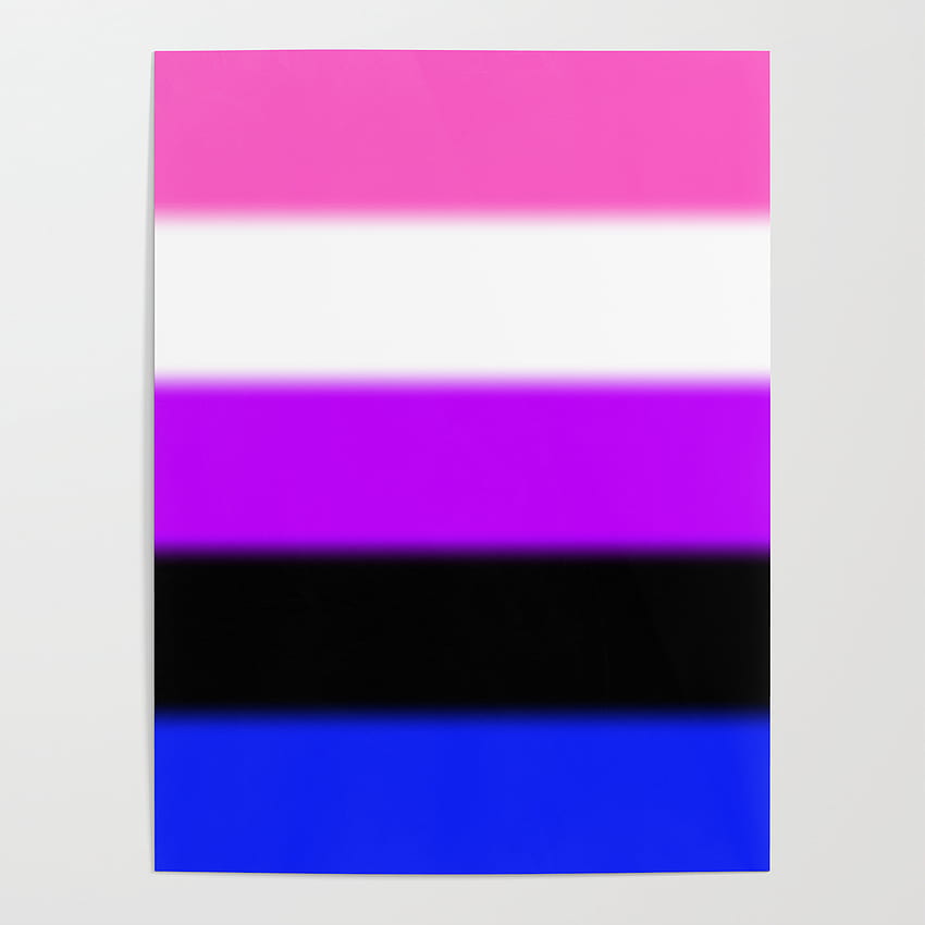 Genderfluid Pride Flag Poster by Falln HD phone wallpaper